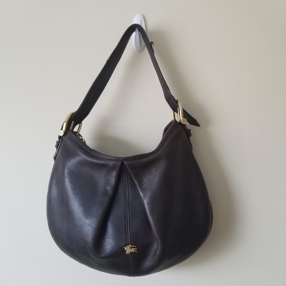 Vintage Burberry leather shoulder bag - Picture 4 of 12